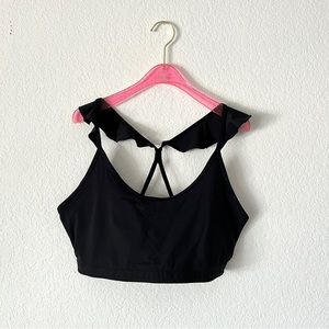 NWOT JoyLab Ruffle Racerback Sports Bra Size XL
